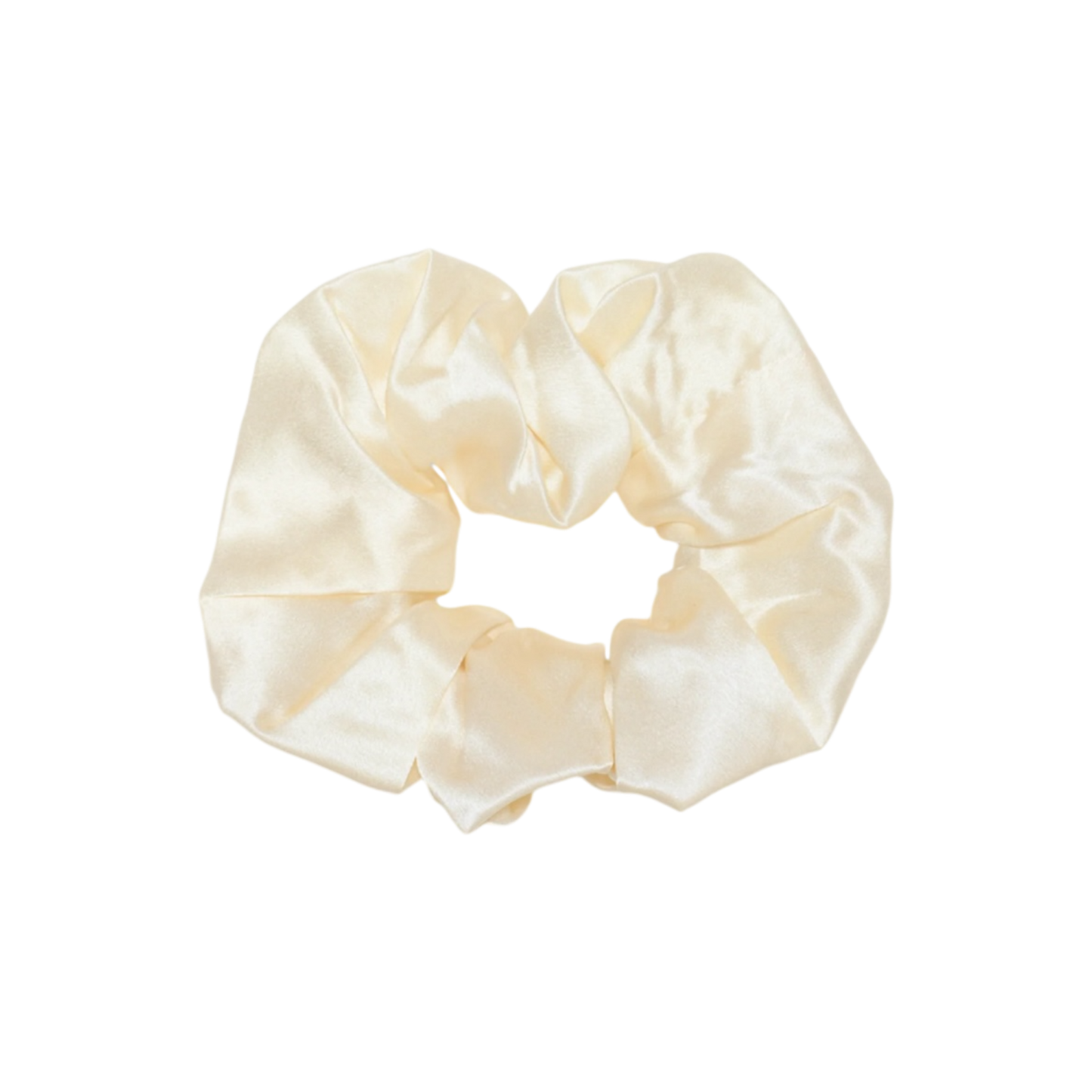 100% Silke Scrunchies / 5 cm / Champagne